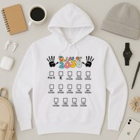 Class Of 2030 Grow With Me Checklist Prek 12th Retro K12 Hoodie