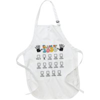 Class Of 2030 Grow With Me Checklist Prek 12th Retro K12 Apron