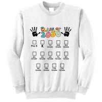 Class Of 2030 Grow With Me Checklist Prek 12th Retro K12 Sweatshirt
