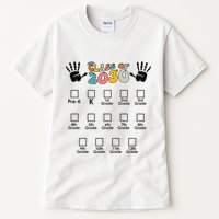 Class Of 2030 Grow With Me Checklist Prek 12th Retro K12 Tall T-Shirt