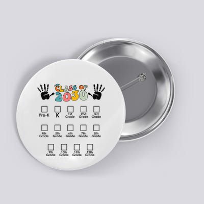 Class Of 2030 Grow With Me Checklist Prek 12th Retro K12 Button