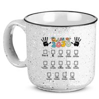 Class Of 2030 Grow With Me Checklist Prek 12th Retro K12 15oz Campfire Ceramic Mug