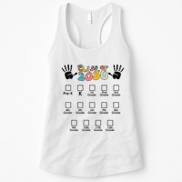Class Of 2030 Grow With Me Checklist Prek 12th Retro K12 Womens Tank Top