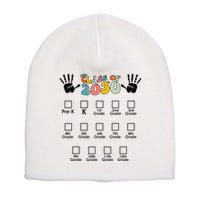 Class Of 2030 Grow With Me Checklist Prek 12th Retro K12 Short Acrylic Beanie
