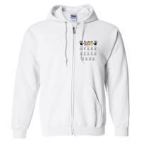 Class Of 2030 Grow With Me Checklist Prek 12th Retro K12 Full Zip Hoodie