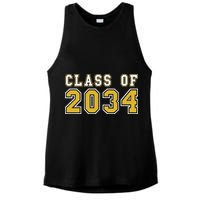Class Of 2034 Graduation First Day Of Kindergarten PreK Ladies PosiCharge Tri-Blend Wicking Tank