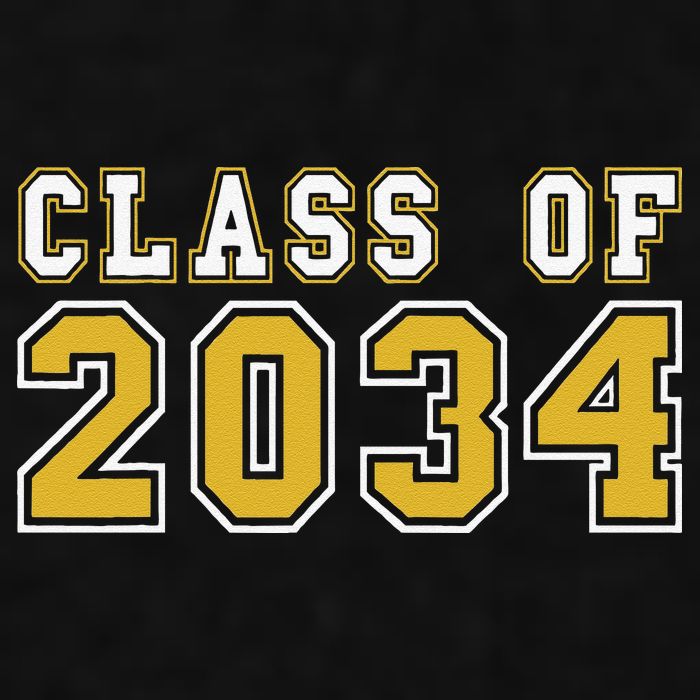 Class Of 2034 Graduation First Day Of Kindergarten PreK Ladies PosiCharge Tri-Blend Wicking Tank