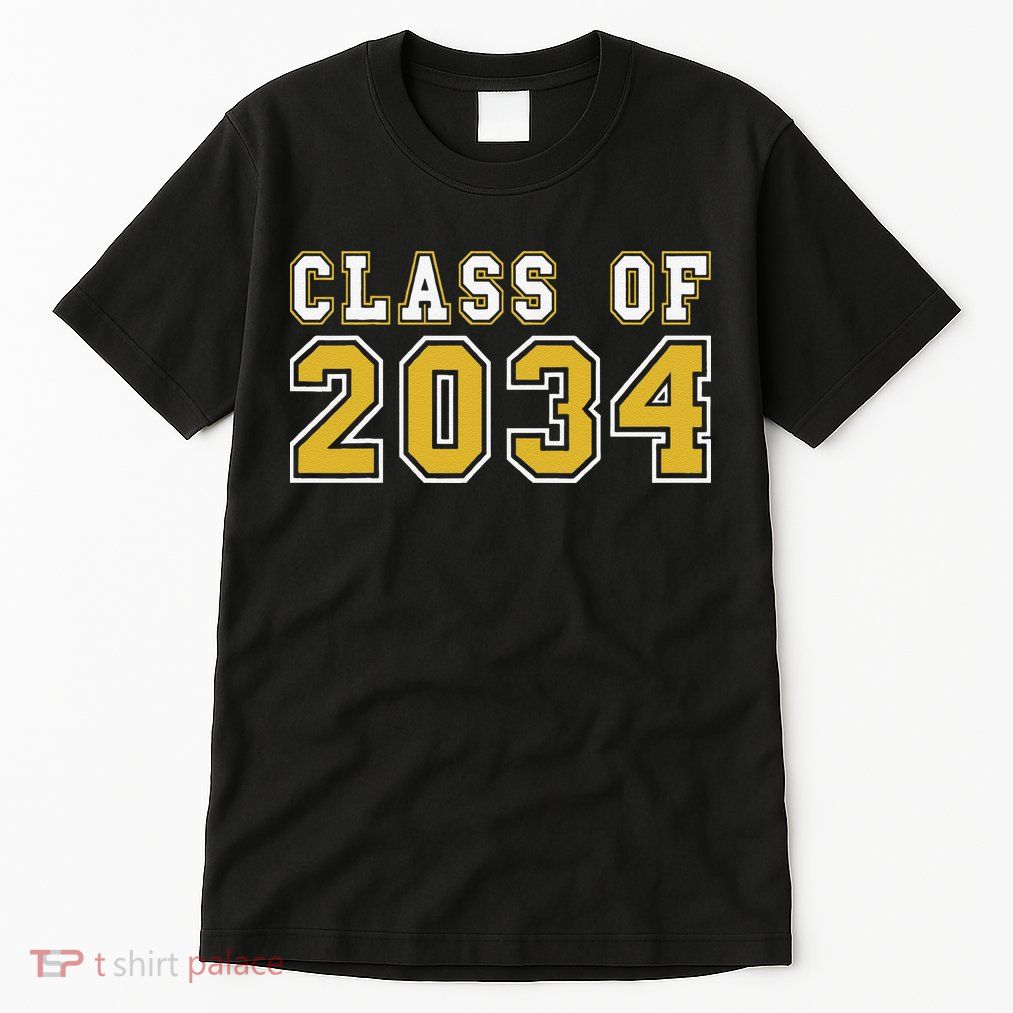 Class Of 2034 Graduation First Day Of Kindergarten PreK Tall T-Shirt
