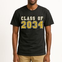 Class Of 2034 Graduation First Day Of Kindergarten PreK Tall T-Shirt