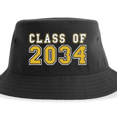 Class Of 2034 Graduation First Day Of Kindergarten PreK Sustainable Bucket Hat