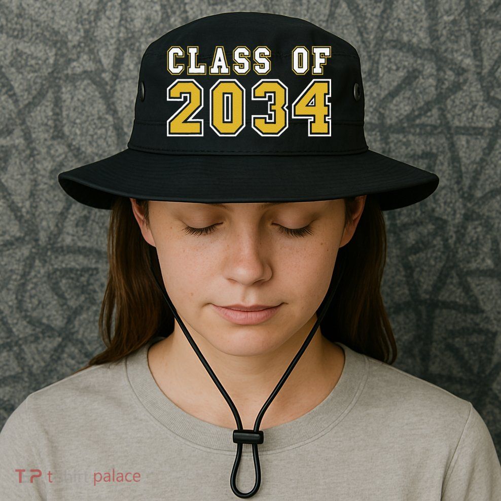 Class Of 2034 Graduation First Day Of Kindergarten PreK Bucket Hat