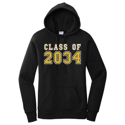 Class Of 2034 Graduation First Day Of Kindergarten PreK Women's Pullover Hoodie