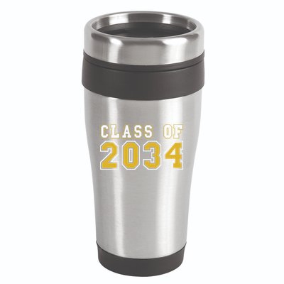 Class Of 2034 Graduation First Day Of Kindergarten PreK 16oz Travel Tumbler