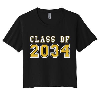 Class Of 2034 Graduation First Day Of Kindergarten PreK Crop Top