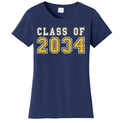 Class Of 2034 Graduation First Day Of Kindergarten PreK Women's T-Shirt