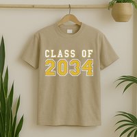 Class Of 2034 Graduation First Day Of Kindergarten PreK T-Shirt