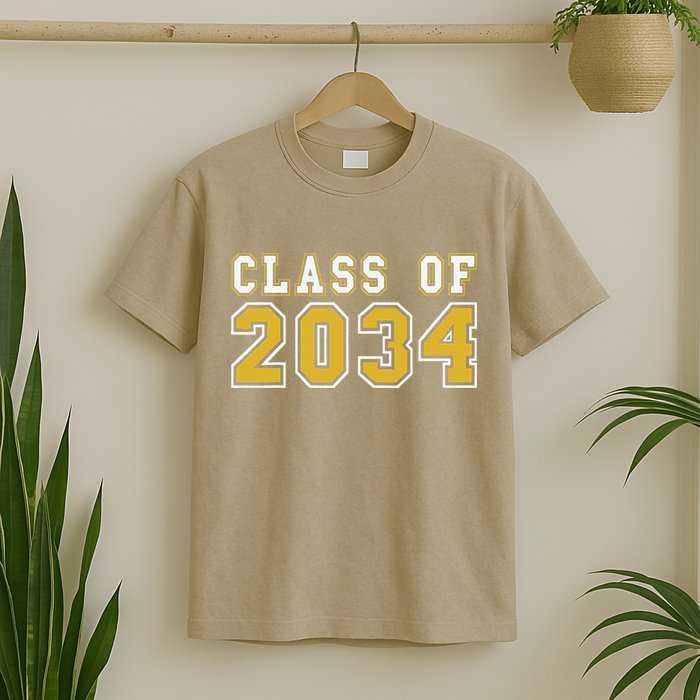 Class Of 2034 Graduation First Day Of Kindergarten PreK T-Shirt