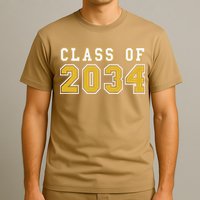 Class Of 2034 Graduation First Day Of Kindergarten PreK T-Shirt