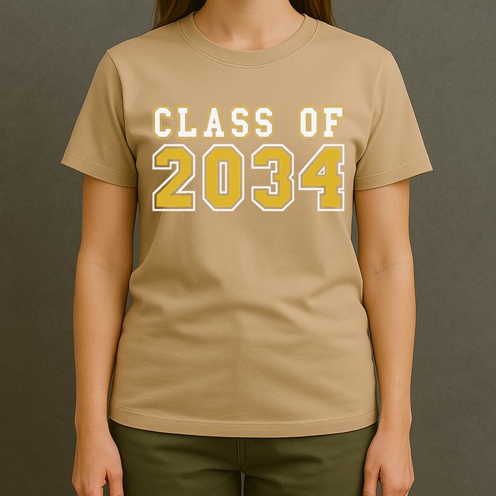 Class Of 2034 Graduation First Day Of Kindergarten PreK T-Shirt