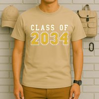 Class Of 2034 Graduation First Day Of Kindergarten PreK T-Shirt