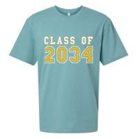 Class Of 2034 Graduation First Day Of Kindergarten PreK Sueded Cloud Jersey T-Shirt