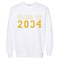 Class Of 2034 Graduation First Day Of Kindergarten PreK Garment-Dyed Sweatshirt