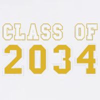 Class Of 2034 Graduation First Day Of Kindergarten PreK Garment-Dyed Sweatshirt