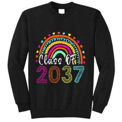 Class Of 2037 Kindergarten Prek Grow With Me Graduation Sweatshirt