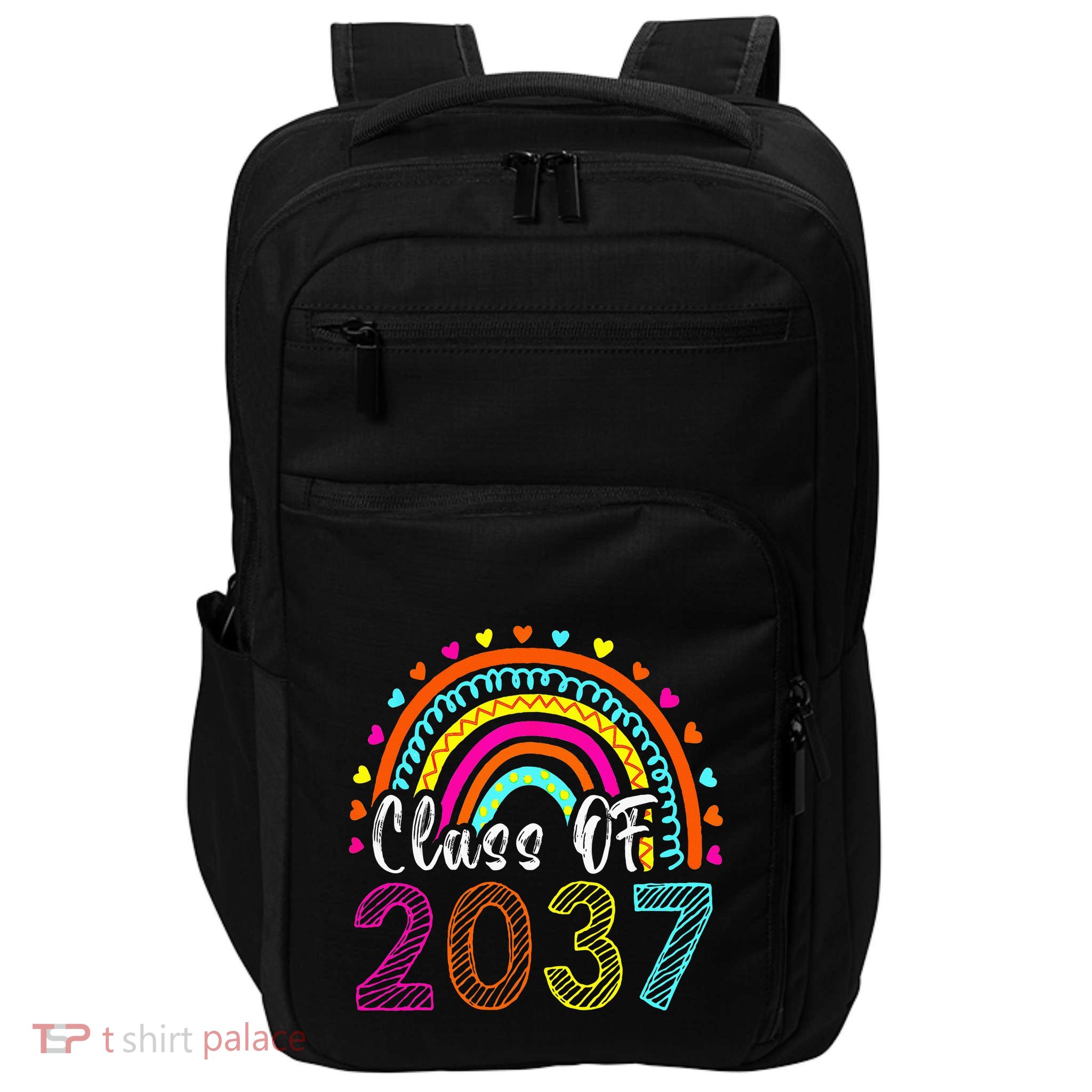 Class Of 2037 Kindergarten Prek Grow With Me Graduation Impact Tech Backpack