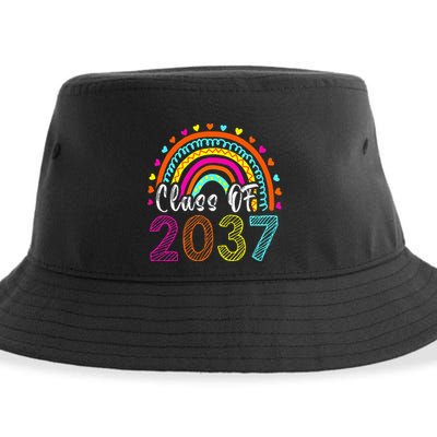 Class Of 2037 Kindergarten Prek Grow With Me Graduation Sustainable Bucket Hat