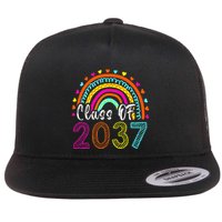 Class Of 2037 Kindergarten Prek Grow With Me Graduation Flat Bill Trucker Hat