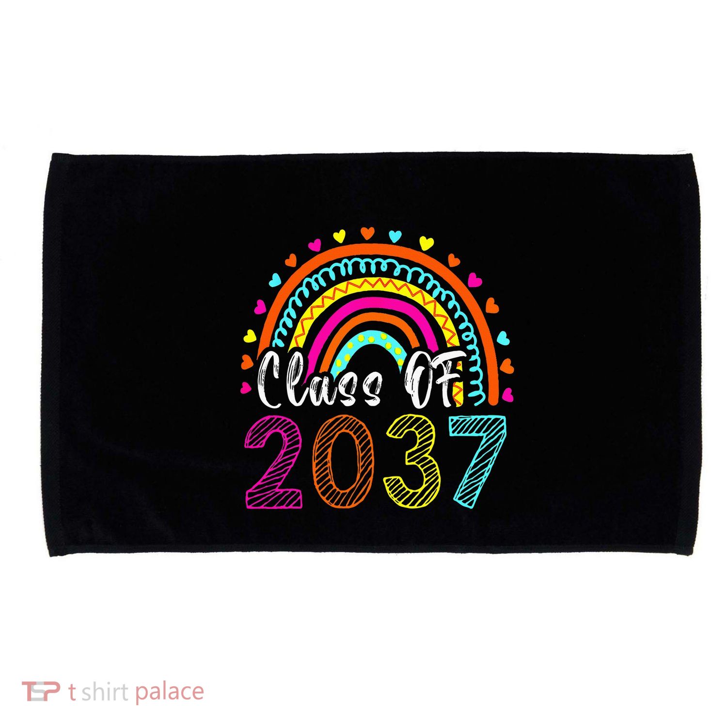 Class Of 2037 Kindergarten Prek Grow With Me Graduation Microfiber Hand Towel