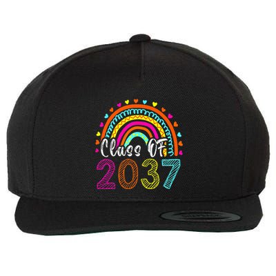 Class Of 2037 Kindergarten Prek Grow With Me Graduation Wool Snapback Cap