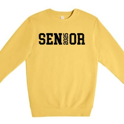 Class Of 2025 Senior 2025 Graduation 2025 Back To School Premium Crewneck Sweatshirt