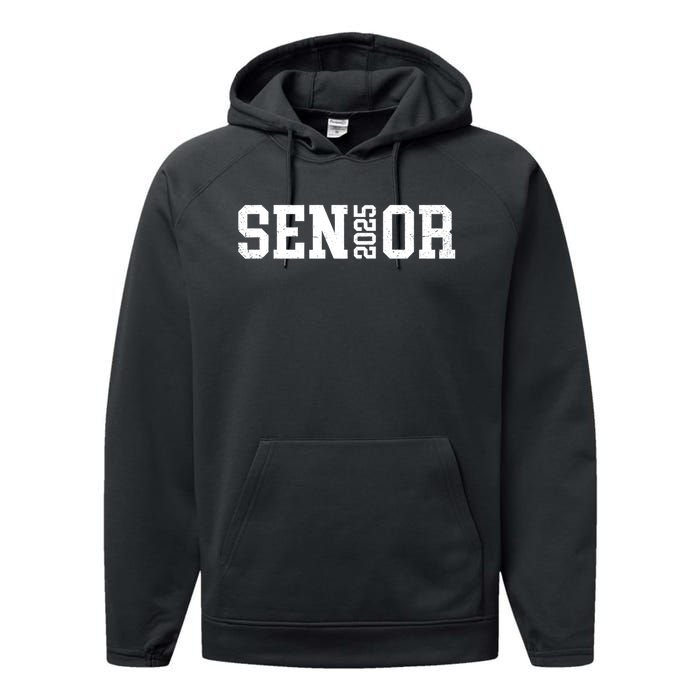 Class Of 2025 Senior 2025 Graduation 2025 Back To School Performance Fleece Hoodie