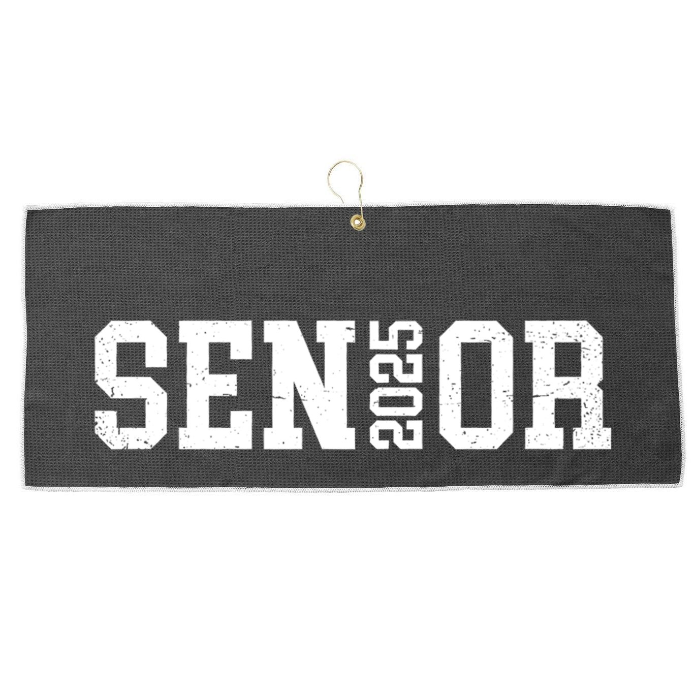 Class Of 2025 Senior 2025 Graduation 2025 Back To School Large Microfiber Waffle Golf Towel