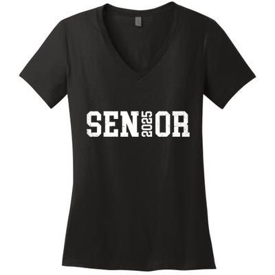 Class Of 2025 Senior 2025 Graduation 2025 Back To School Women's V-Neck T-Shirt