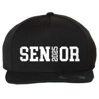 Class Of 2025 Senior 2025 Graduation 2025 Back To School Wool Snapback Cap