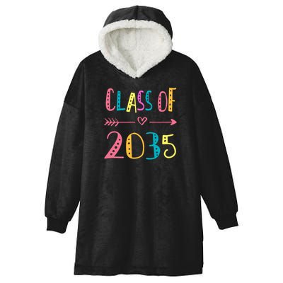 Class Of 2035 Graduation Hooded Wearable Blanket