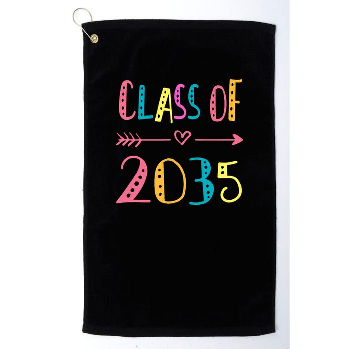 Class Of 2035 Graduation Golf Towel