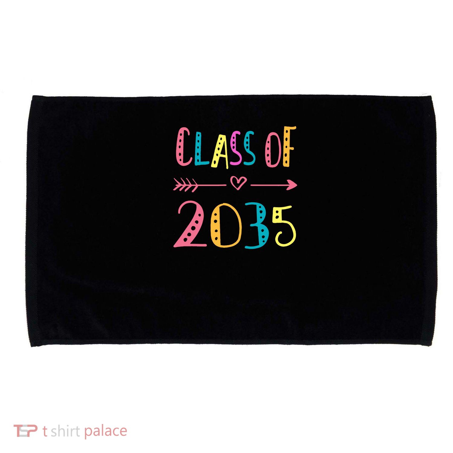 Class Of 2035 Graduation Microfiber Hand Towel