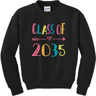 Class Of 2035 Graduation Kids Sweatshirt
