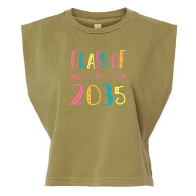 Class Of 2035 Graduation Garment-Dyed Women's Muscle Tee