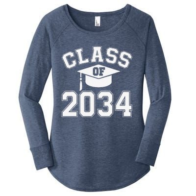 Class Of 2034 Grow With Me First Day Of Kindergarten Gift Women's Perfect Tri Tunic Long Sleeve Shirt