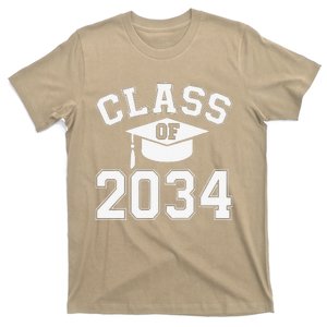 Class Of 2034 Grow With Me First Day Of Kindergarten Gift T-Shirt