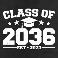 Class Of 2036 Grow With Me Kindergarten Graduation 7 Panel Mesh Trucker Snapback Hat