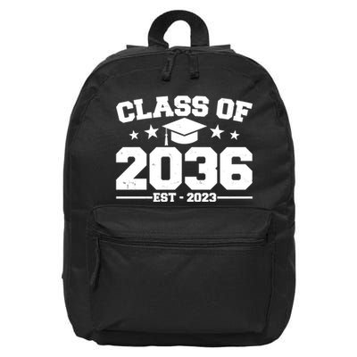 Class Of 2036 Grow With Me Kindergarten Graduation 16 in Basic Backpack