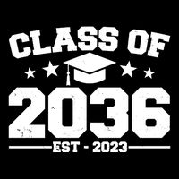 Class Of 2036 Grow With Me Kindergarten Graduation Premium T-Shirt