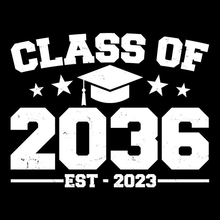 Class Of 2036 Grow With Me Kindergarten Graduation Premium T-Shirt