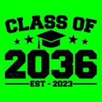 Class Of 2036 Grow With Me Kindergarten Graduation Kids T-Shirt